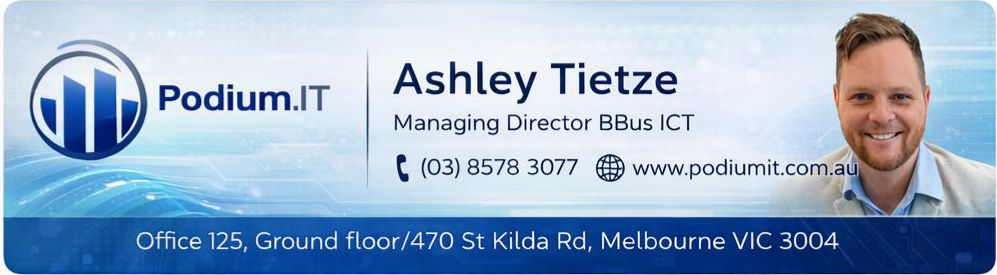 Ashley Tietze, Managing Director, Podium IT